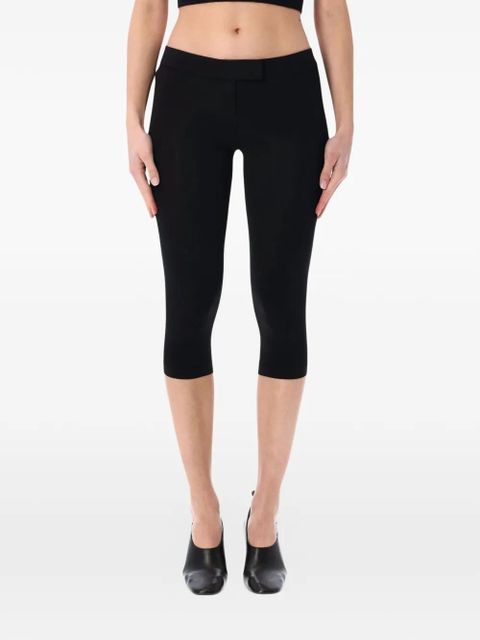 Magda Butrym knitted cropped trousers - Black - zdjęcie produktu nr 1