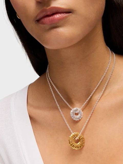 Tous naszyjnik ze srebra pokrytego złotem Miranda 1004214600