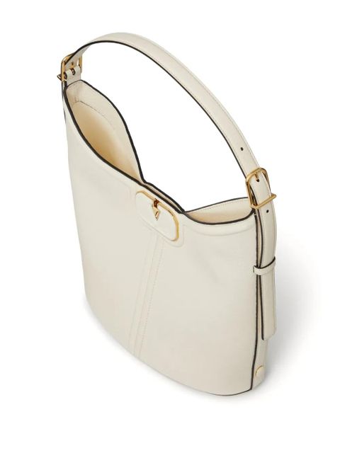 Valentino Garavani VLogo leather shoulder bag - Neutrals