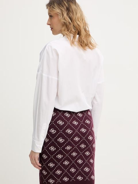 Guess body z domieszką jedwabiu CARMELA