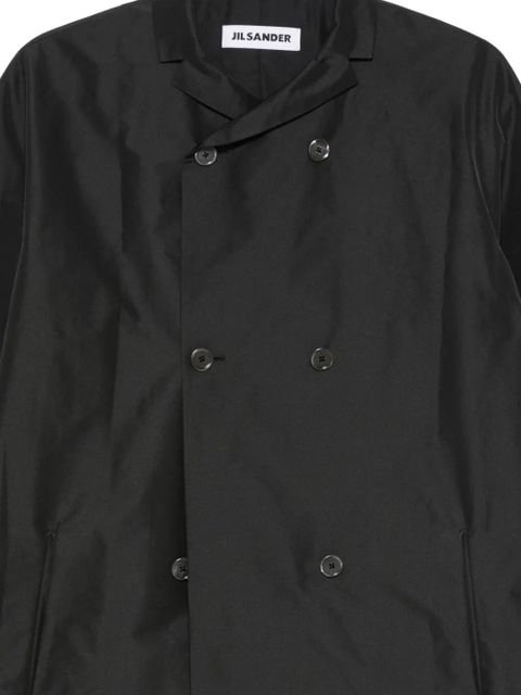 Jil Sander double-breasted notch-lapel coat - Black