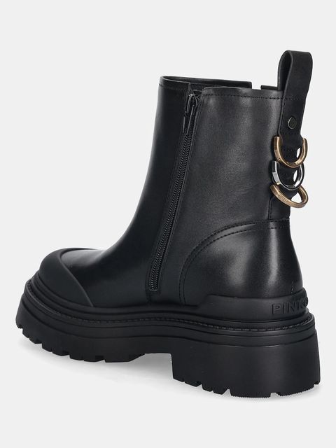 Pinko botki Mia 21 damskie kolor czarny na platformie SD0409P001Z99 - zdjęcie produktu nr 2