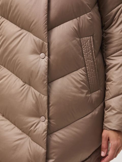 Medicine płaszcz puchowy kolor turkusowy