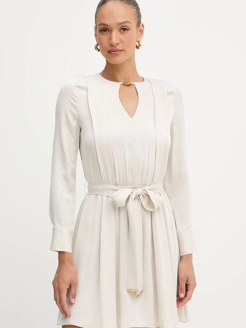 Marciano by Guess sukienka ANITA kolor beżowy mini rozkloszowana 5YGK33 7356A - zdjęcie produktu nr 1