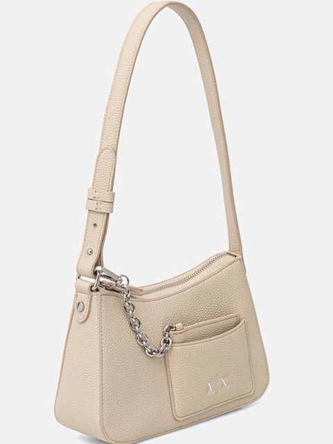 Armani Exchange torebka kolor beżowy XW001571 AF15625 - zdjęcie produktu nr 2