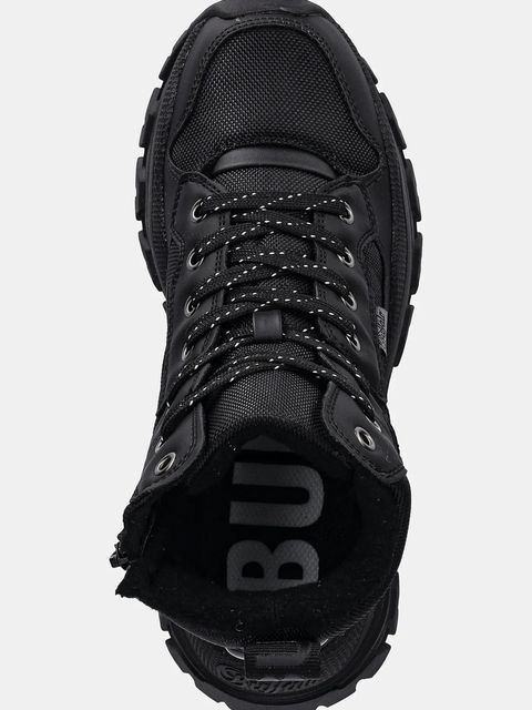 Buffalo sneakersy Lola Lace Up Com Hi damskie kolor czarny na platformie 1631066-BLK