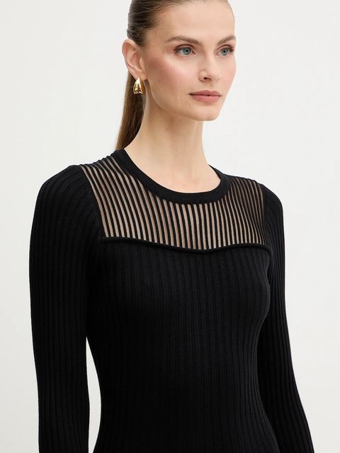 Morgan sukienka kolor czarny mini dopasowana RMAN