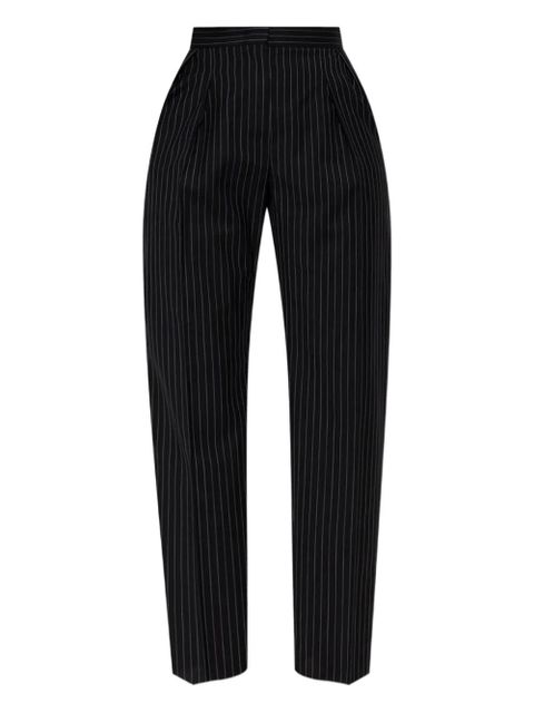 Max Mara pinstripe wool pants - Black - zdjęcie produktu nr 1