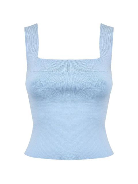 Simkhai Madine rib-knit top - Blue - zdjęcie produktu nr 1
