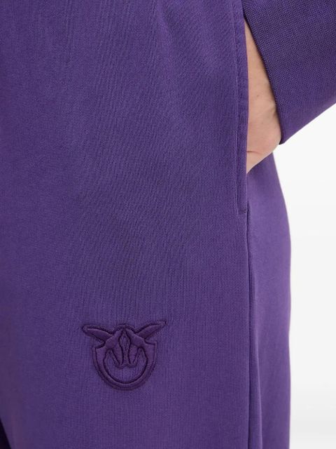 PINKO logo-embroidered track pants - Purple