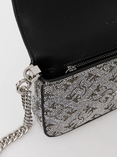 Pinko torebka kolor srebrny 105353 A20D