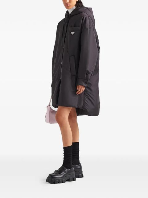 Prada Re-Nylon triangle-logo raincoat - Black - zdjęcie produktu nr 2