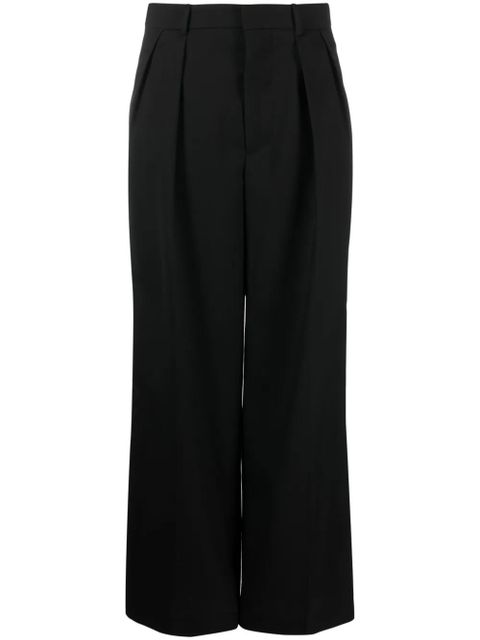 WARDROBE.NYC pleated wide-leg trousers - Black - zdjęcie produktu nr 1