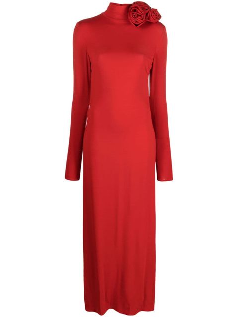 Magda Butrym open-back long-sleeve dress - Red