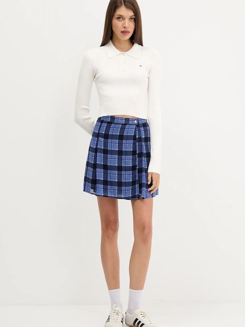 Tommy Jeans sweter damski kolor beżowy lekki DW0DW21829