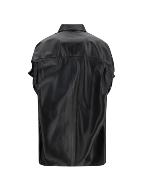 Balenciaga pocket mini shirt dress - Black - zdjęcie produktu nr 2