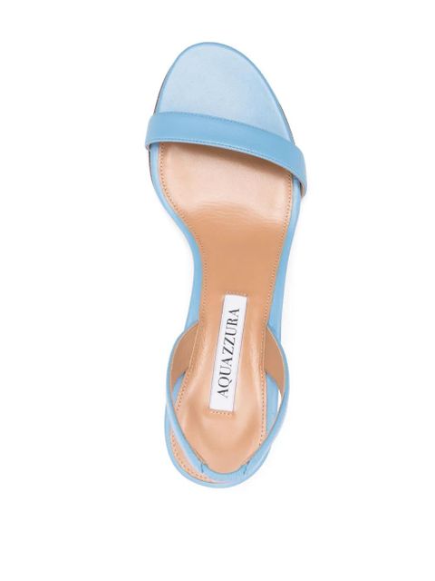 Aquazzura So Nude 50mm leather sandals - Blue