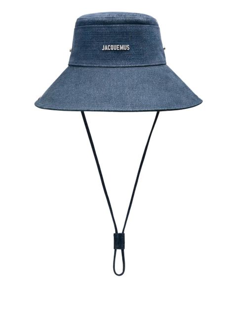Jacquemus brim tie hat - Blue - zdjęcie produktu nr 1