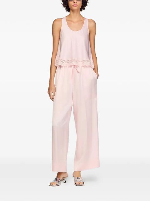SANDRO lace-band tank top - Pink - zdjęcie produktu nr 2