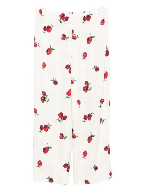 KHAITE graphic-print trousers - Neutrals - zdjęcie produktu nr 1