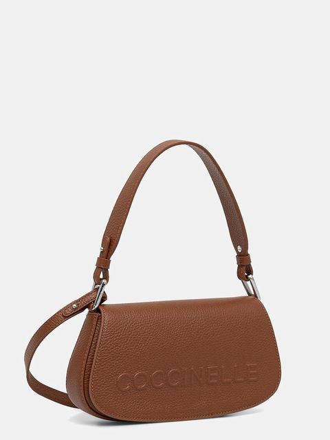 Coccinelle torebka skórzana kolor brązowy E5 QBB 52 01 01