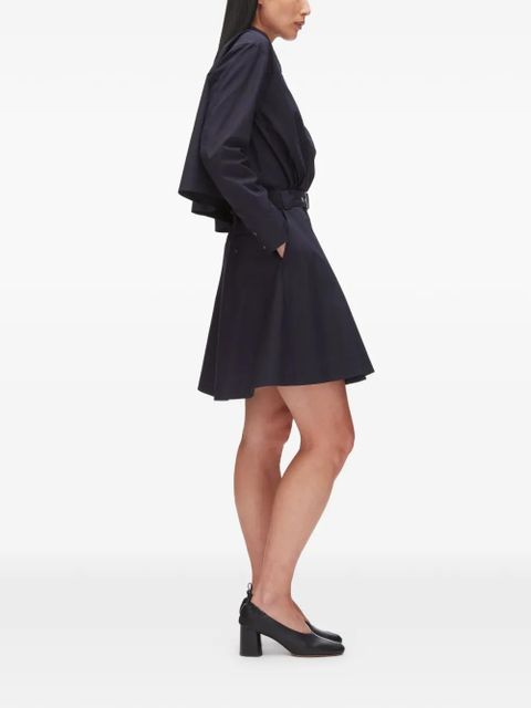 3.1 Phillip Lim belted collared mini dress - Blue