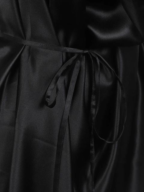 WARDROBE.NYC draped tie waist top - Black