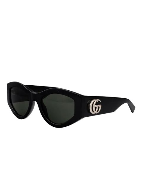 Gucci Eyewear geometric-frame sunglasses - Black