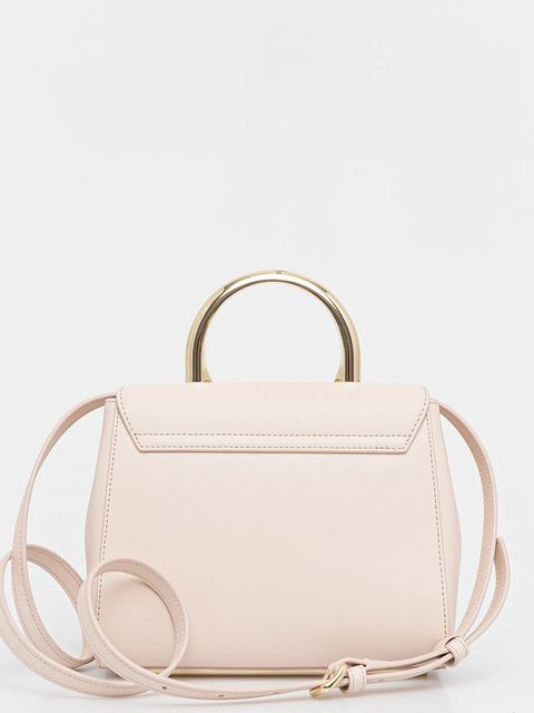 Furla torebka skórzana kolor różowy WB01704.BX3913.0496S1007