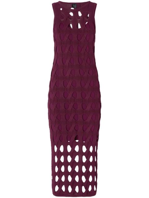 PINKO cut-out long dress - Red - zdjęcie produktu nr 1