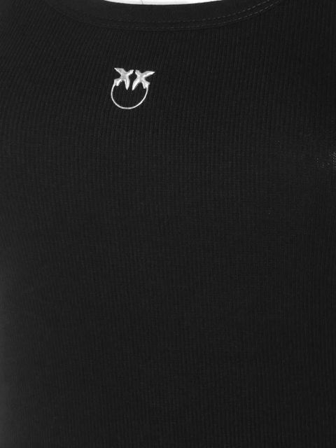 PINKO logo-detail top - Black
