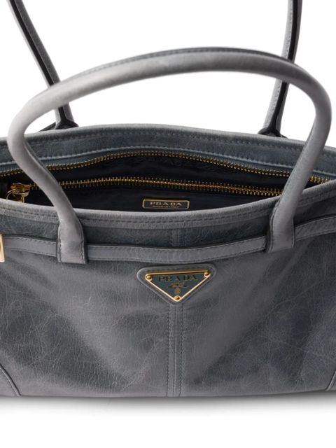 Prada medium Bonnie tote bag - Blue