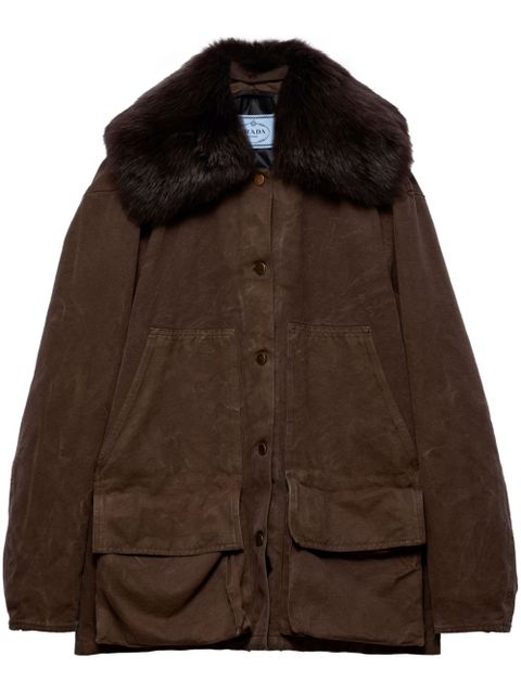 Prada canvas jacket - Brown - zdjęcie produktu nr 1