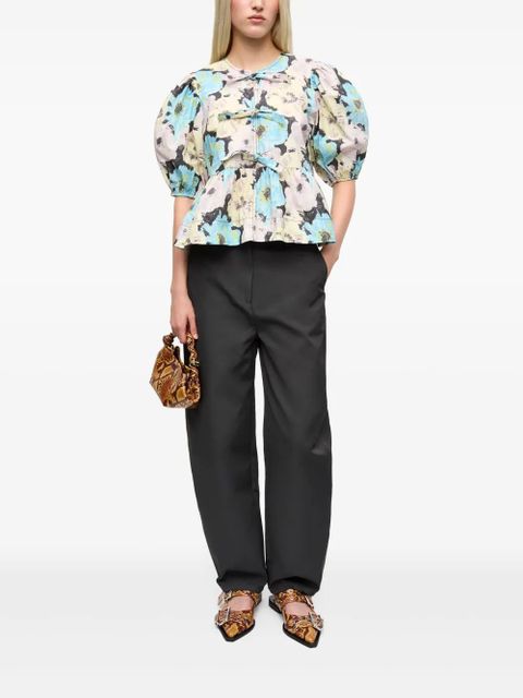 GANNI printed blouse - Blue - zdjęcie produktu nr 2