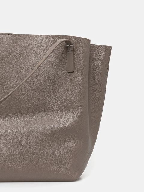 Patrizia Pepe torebka skórzana kolor granatowy 2B0130 L148 - zdjęcie produktu nr 2