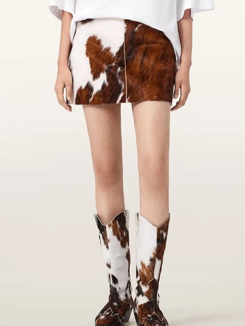 AllSaints spódnica skórzana DAPPLE MINI - zdjęcie produktu nr 1