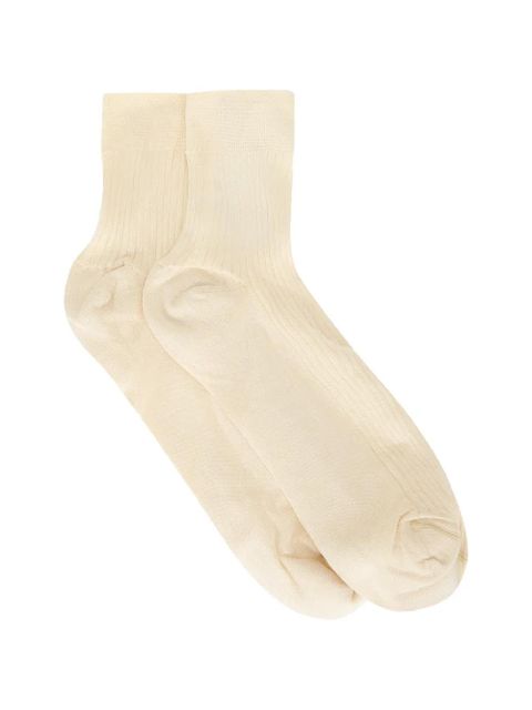 Valentino Garavani ribbed socks - Neutrals - zdjęcie produktu nr 1