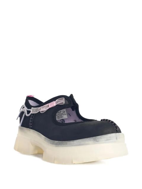 UGG Arnum bow-embellished platform sneakers - Black