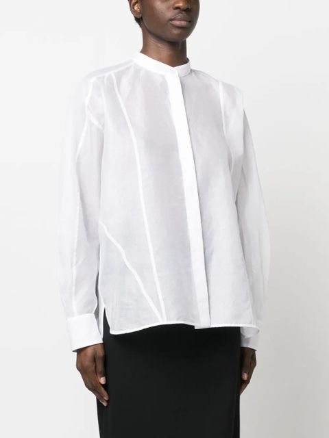 Jil Sander long-sleeve cotton shirt - White