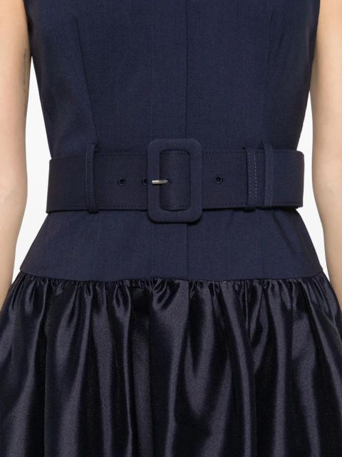 Self-Portrait belted dress - Blue