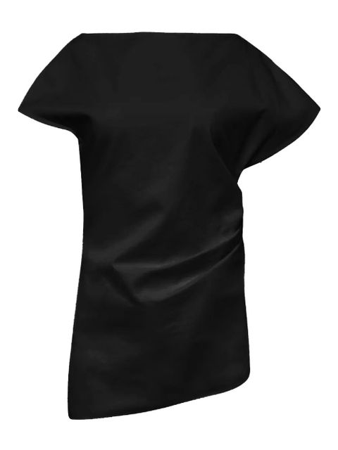 JW Anderson draped asymmetric blouse - Black - zdjęcie produktu nr 1