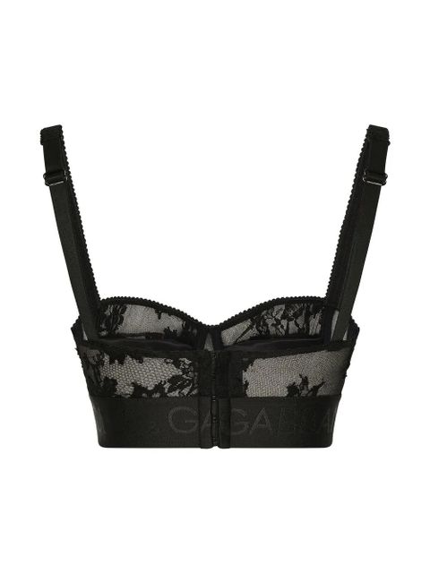 Dolce & Gabbana lace balconette bra - Black