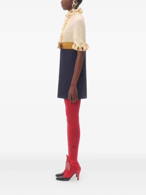 Valentino Garavani Crepe de Chine mini dress - Blue