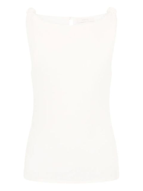 Faithfull the Brand Flor knot-detail top - White - zdjęcie produktu nr 1