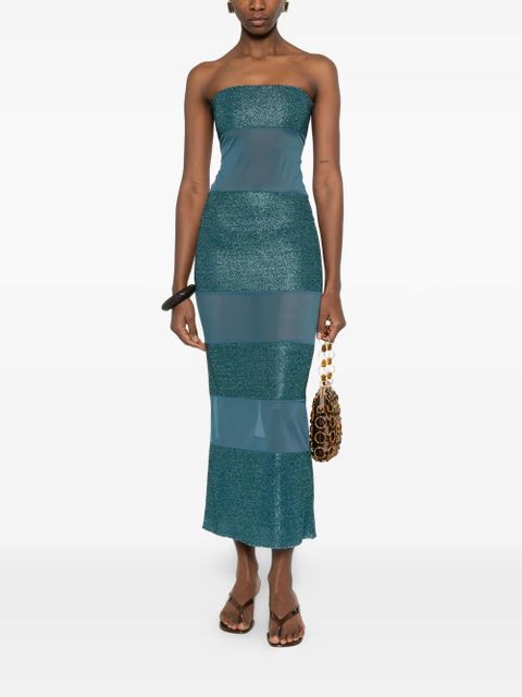 Oséree glitter panel dress - Blue - zdjęcie produktu nr 2