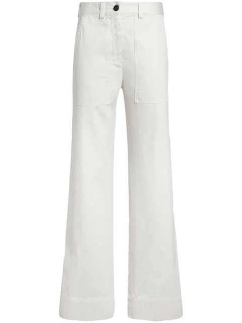 ETRO flared trousers - White - zdjęcie produktu nr 1