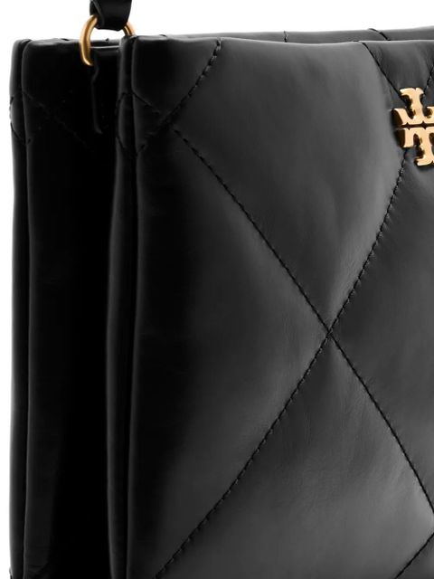 Tory Burch Kira quilted logo shoulder bag - Black
