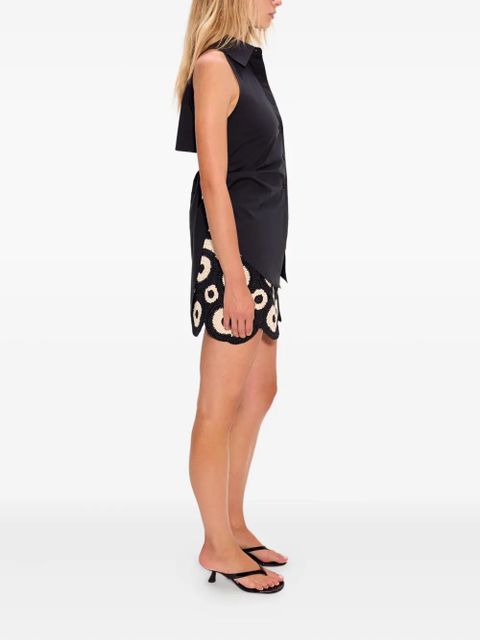 Simon Miller Loch button-up top - BLACK