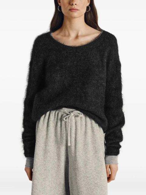 American Vintage Nuny round-neck sweater - Black