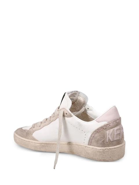 Golden Goose Ball Star suede-panel star sneakers - Neutrals